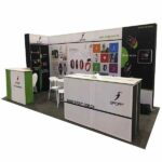 L Shaped Pop Up Stand